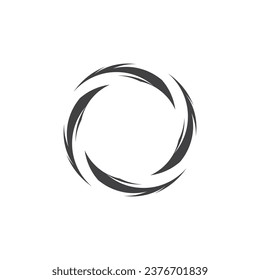 Circle Ring swirl Abstract Logo Vector