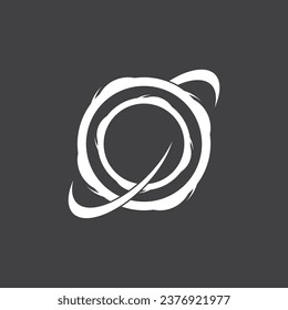 Circle Ring swirl Abstract Logo Vector