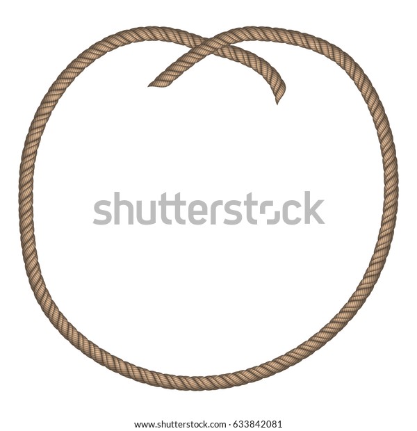 Download Circle Rope Border Ellipse Cord Vector Stock Vector ...