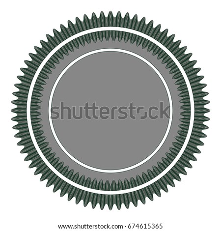 circle rossete. protective watermark layer for certificate, voucher, money design. vector illustration