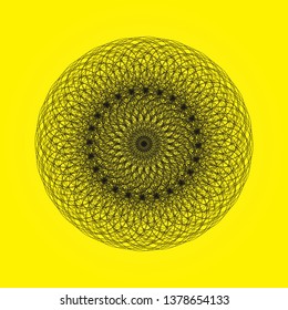 Circle rotation design element. - Illustration