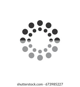 Circle Rotation Logo Stock Vector (Royalty Free) 673985227