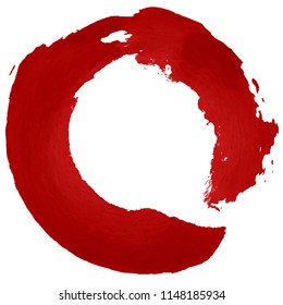 Circle round brush icon