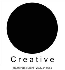 circle, round vector logo design creative