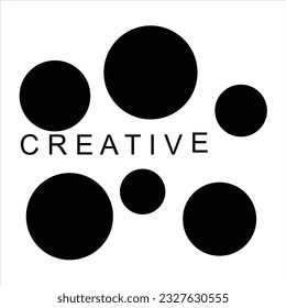 CIRCLE ROUND VECTOR LOGO DESIGN ICON CREATIVE