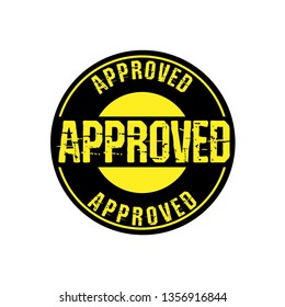 circle rubber stamp with the text approved. approved rubber stamp, label, badge, logo,seal. Designed for your web site design, logo, app, UI