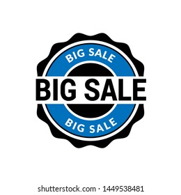 circle rubber stamp with the text big sale. big sale rubber stamp, label, badge, logo,seal
