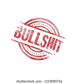 circle rubber stamp with the text bullshit. bullshit rubber stamp, label, badge, logo,seal