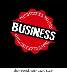 circle rubber stamp with the text business. business rubber stamp, label, badge, logo,seal