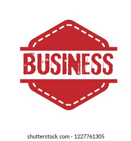 circle rubber stamp with the text business. business rubber stamp, label, badge, logo,seal