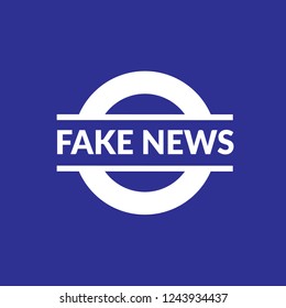 circle rubber stamp with the text fake news. fake news rubber stamp, label, badge, logo,seal