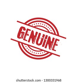 circle rubber stamp with the text genuine. genuine rubber stamp, label, badge, logo,seal. Designed for your web site design, logo, app, UI