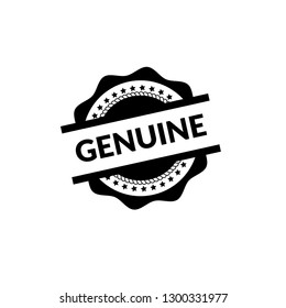 circle rubber stamp with the text genuine. genuine rubber stamp, label, badge, logo,seal. Designed for your web site design, logo, app, UI