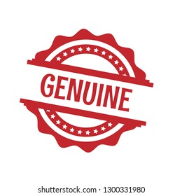 circle rubber stamp with the text genuine. genuine rubber stamp, label, badge, logo,seal. Designed for your web site design, logo, app, UI