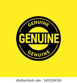 circle rubber stamp with the text genuine. genuine rubber stamp, label, badge, logo,seal