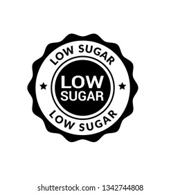 circle rubber stamp with the text low sugar. low sugar rubber stamp, label, badge, logo,seal. Designed for your web site design, logo, app, UI