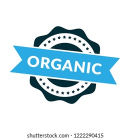 circle rubber stamp with the text organic. organic rubber stamp, label, badge, logo,seal