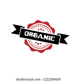 circle rubber stamp with the text organic. organic rubber stamp, label, badge, logo,seal