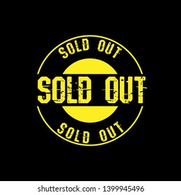 circle rubber stamp with the text sold out. sold out rubber stamp, label, badge, logo,seal 