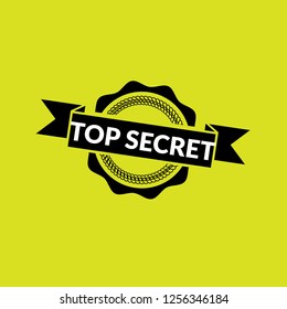circle rubber stamp with the text top secret.  top secret rubber stamp, label, badge, logo,seal