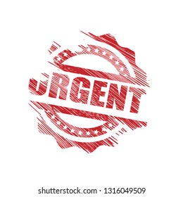 circle rubber stamp with the text urgent.  urgent rubber stamp, label, badge, logo,seal. Designed for your web site design, logo, app, UI