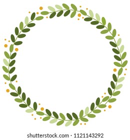 Circle rustic wreath