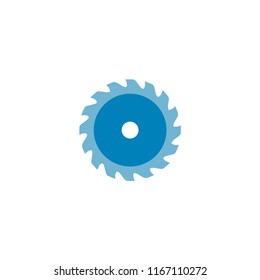 Circle saw icon flat element. Vector illustration of circle saw icon flat isolated on clean background for your web mobile app logo design.