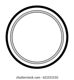 circle seal stamp icon