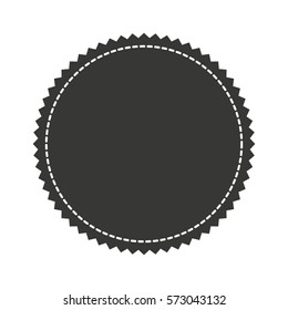 Circle Seal Stamp Icon Vector Illustration Design