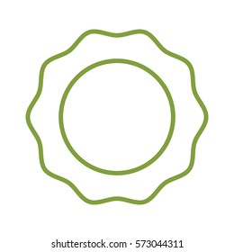 circle seal stamp icon vector illustration design