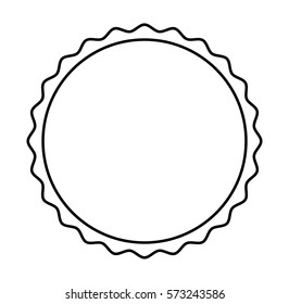 circle seal stamp icon vector illustration design