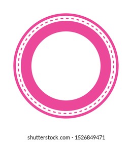 circle seal stamp isolated icon vector illustration design