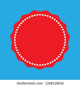 Circle seal stamp lace