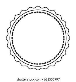 circle seal stamp lace