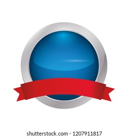circle seal stamp with ribbon