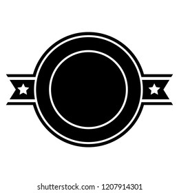 circle seal stamp with ribbon