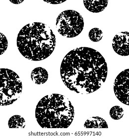 Circle seamless pattern. Seamless background pattern with circles