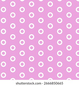 Diseño de patrón sin fisuras del círculo con color rosa pastel