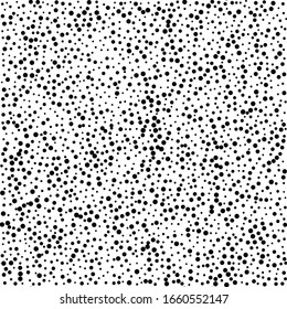 Circle seamless pattern with dotted halftone isolated on white background. Vector illustration template