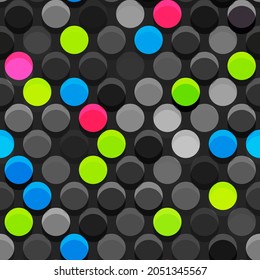 Circle seamless pattern. Eps 10 vector file.