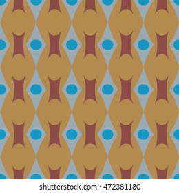 Circle seamless pattern. Fashion graphic background design. Modern stylish abstract texture. Colorful template for prints, textiles, wrapping, wallpaper, website. VECTOR illustration