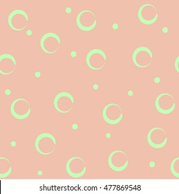 Circle seamless pattern. Fashion graphic background design. Modern stylish abstract colorful texture. Template for prints, textiles, wrapping, wallpaper, website etc. VECTOR illustration