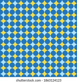 Circle Seamless Pattern Vector Background