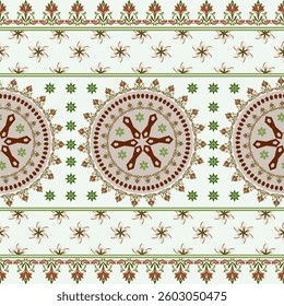 Circle seamless pattern. Vector illustration design digital file download for print, printable, wallpaper, background, decoration, textile and many projects.