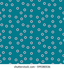 Circle seamless pattern.Vector background