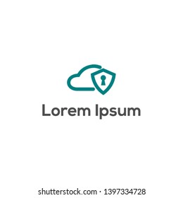 circle security icon  logo for ui/ux