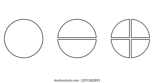 Kreiskreiskreisbogenform.