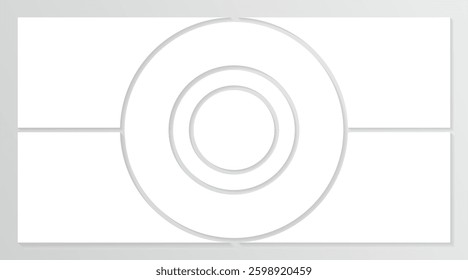 Circle Set Photo collage frame template. Moodboard layout. Album brandboard. Photo montage design. Vector set editable