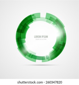 Circle set. Vector illustration. Business Abstract Circle icon. Corporate, Media, Technology styles vector logo design template.