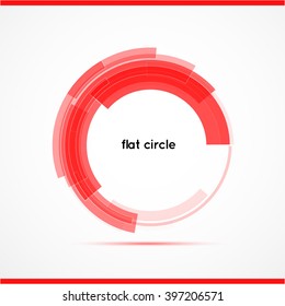 Circle set. Vector illustration. Business Abstract Circle icon. Corporate, Media, Technology styles vector logo design template. 